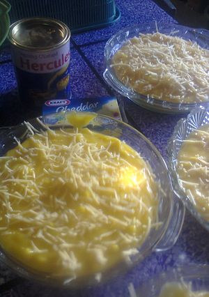 Foto resep Puding custard / kukies hercules
