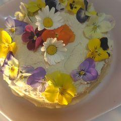 A picture of Lovery Flower cafe Mille Crepe.