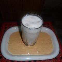 A picture of Almond milk shake.