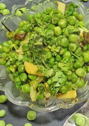 हरे मटर की घुगनी रेसिपी मुख्य फोटो