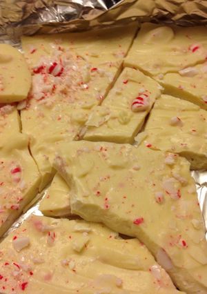 A picture of Peppermint Bark.