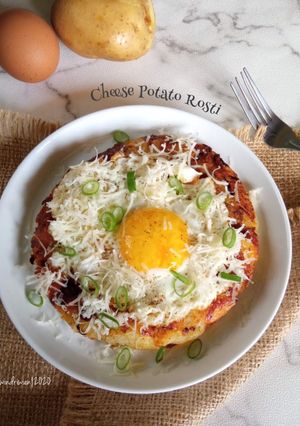 Foto resep Cheese Potato Rosti 🥔🍳