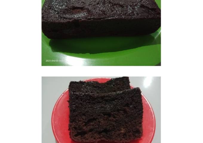 Brownies coklat kukus enak dan sederhana