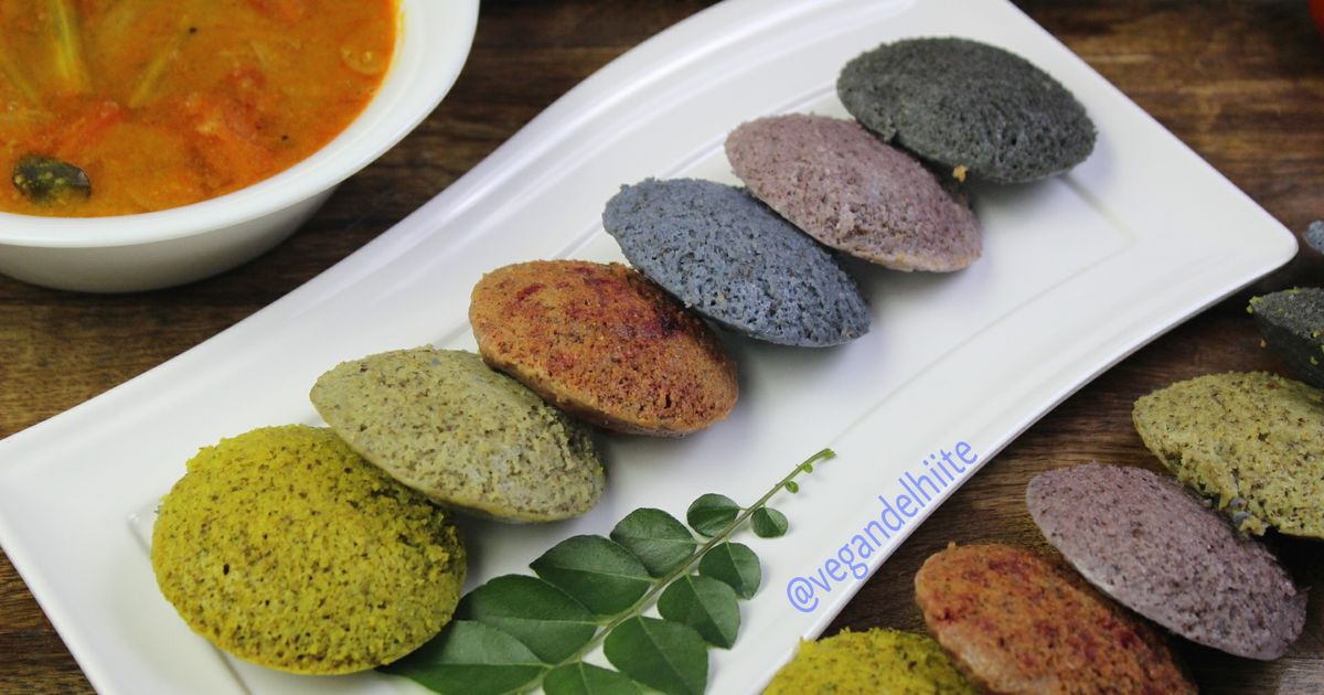Rainbow Idli Recipe by Aparna Patil - Cookpad