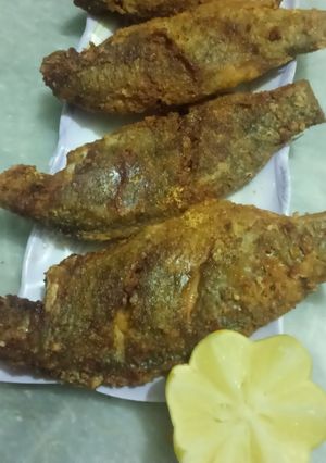 A picture of چڑا مچھلی فرائی tilapia fish fry.