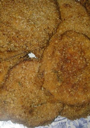 Una foto de Milanesas de zapallitos