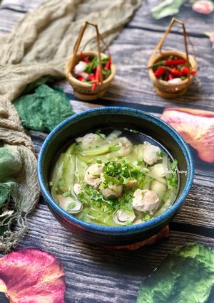 Hình của món Canh Dưa Hấu Non.