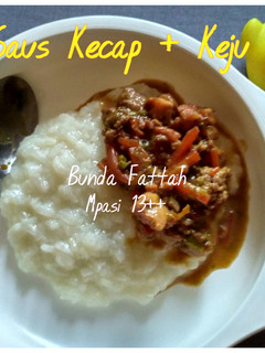 Foto resep 27. MPASI | Nasi Saus Kecap Keju 🧀