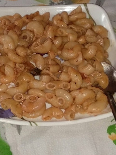 A picture of Tomato pasta.