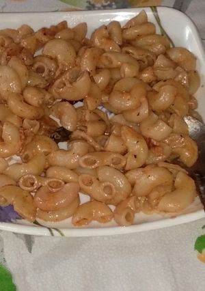 A picture of Tomato pasta.