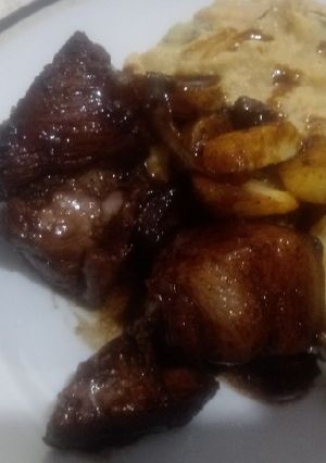 Foto de Paleta Suína com Abacaxi (r. Própria)