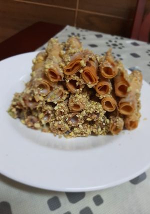 صورة لوصفة أصابع الفستق بطريقتي 💕