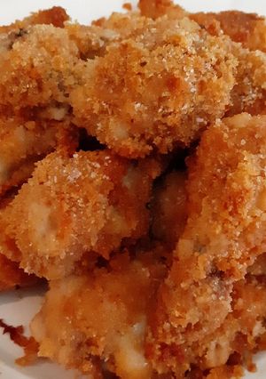 Foto di Pollo croccante al forno al profumo di limone