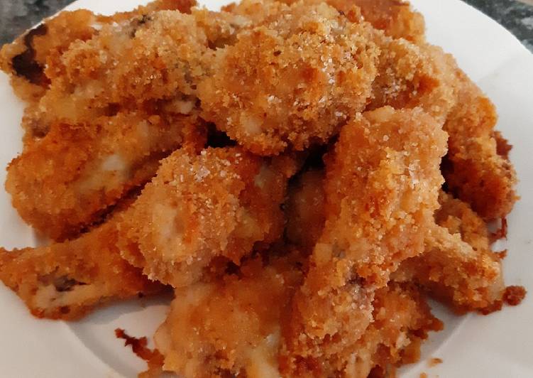 Pollo croccante al forno al profumo di limone