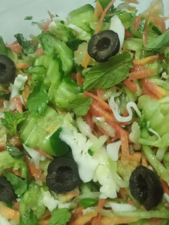 A picture of My salad 🥗 bowl 😋😋.