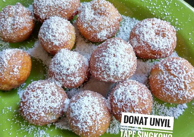 Resep Donat Unyil Tape Singkong Eggless yang Lezat Sekali