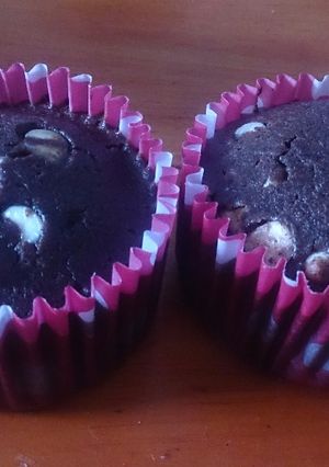 Una foto de Cupcakes de chocolate súper húmedos