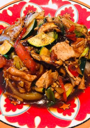 รูปของ Babi asam manis หมูผัดเปรี้ยวหวาน