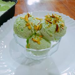 Homemade pishawari pista ice cream Recipe A picture of Homemade pishawari pista ice cream Recipe.