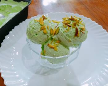 Easy Recipe Homemade pishawari pista ice cream Recipe Delicious Perfect