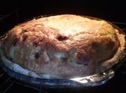 Uma foto de quiche lorraine