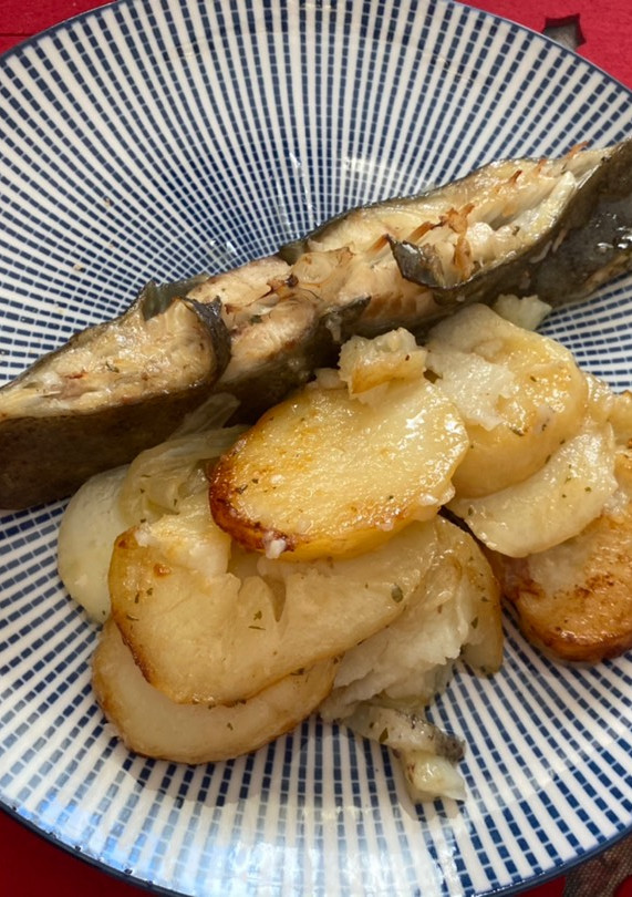Una foto de Rodaballo al horno