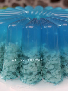 Foto resep Puding Ocean Blue