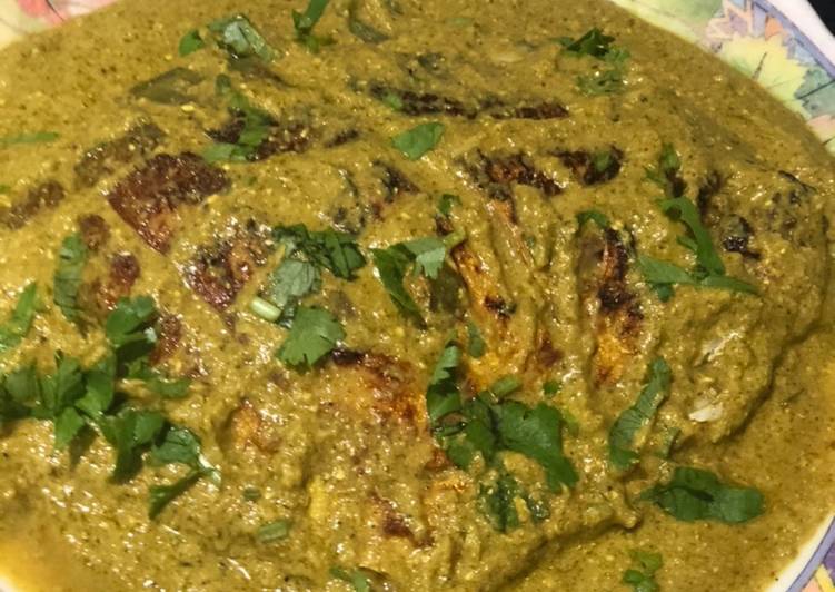 Recipe: Tasty Green masala pomfret