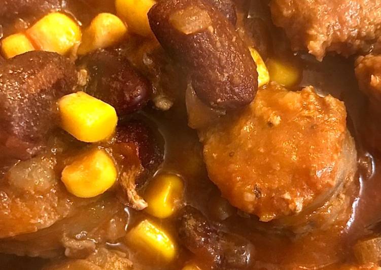 Beef sausages in tomato sauce Beef sausages in tomato sauce