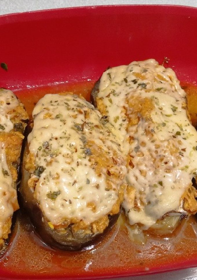 Una foto de Berenjenas rellenas
