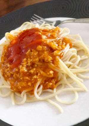 Foto resep Spaghetti ayam wortel