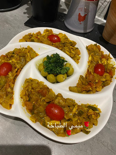 صورة لوصفة شكشوكة الدنجال او البادنجال