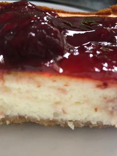 O poză a rețetei Cheesecake cu mascarpone și ricotta.