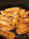 15 minute cheesy potato wedges