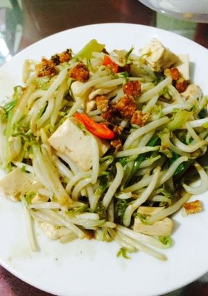 Foto resep Cah Taoge ikan asin