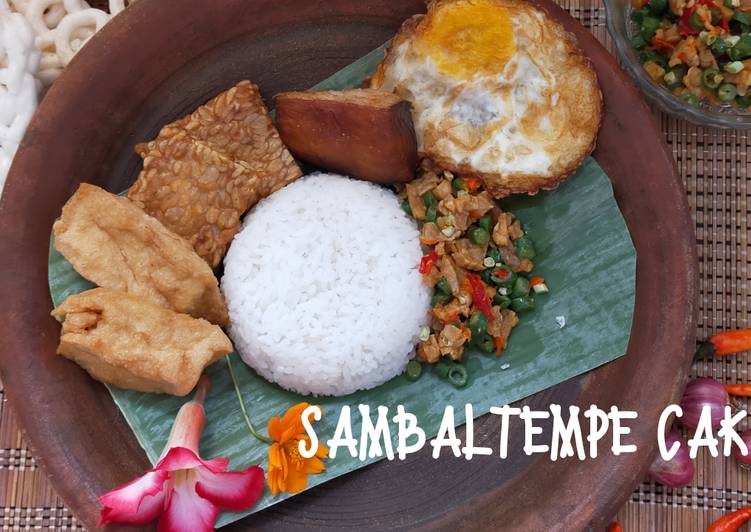 Sambal Tempe Ala Sego Sambel Cak Uut