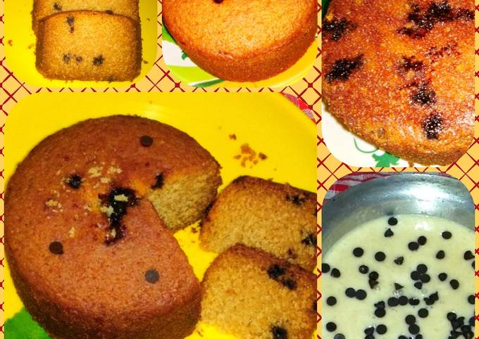 Recipe of Homemade Samolina chocochip wheat flour cake