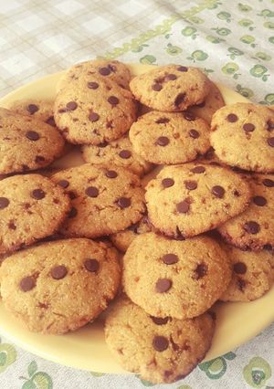 Una foto de Galletas de limón y jengibre con polenta
