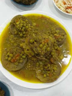 صورة لوصفة لحم بالقوق والجلبانة