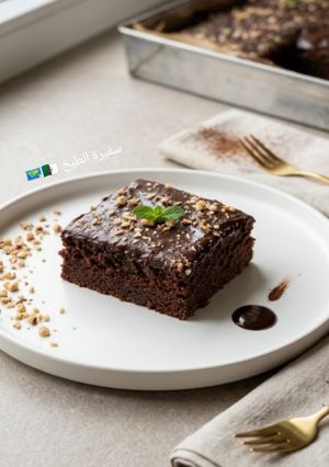 صورة لوصفة كيكة الشوكولاتة🍫