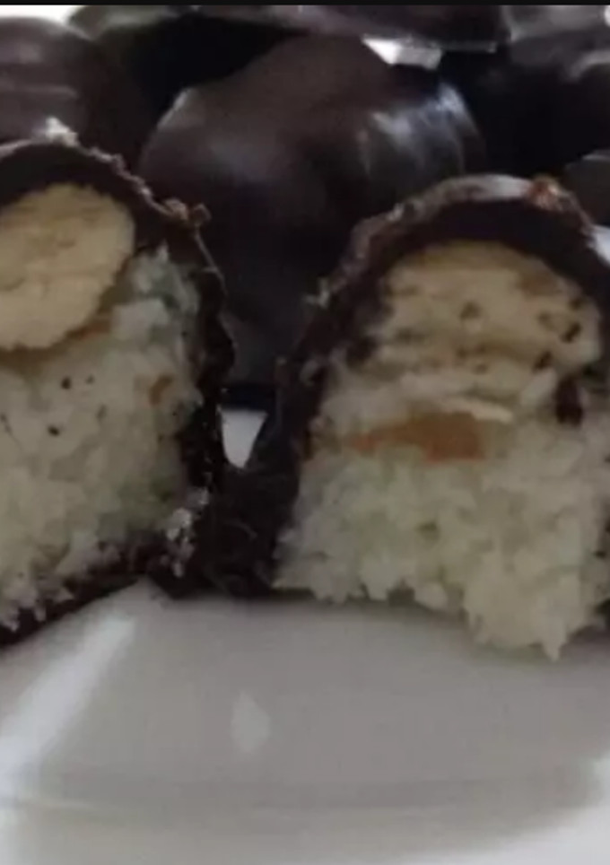 Una foto de Bombones al estilo Almond joy