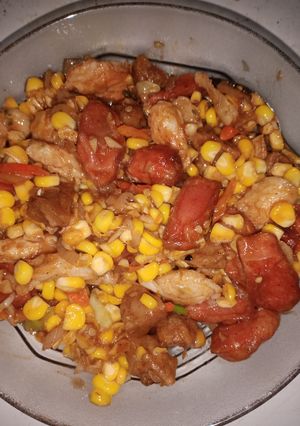 Foto resep Jagung asam manis pedas