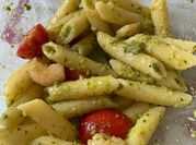 A picture of chilled tomato pasta
