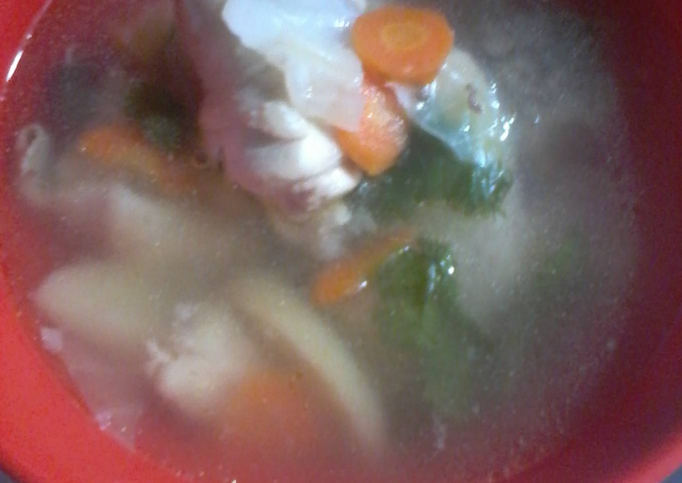 Sop ayam ala kadarnya