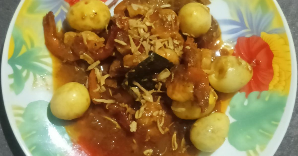 1260. Samgor Udang Telur Puyuh