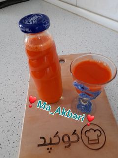 عکسی از دستور آب هویج