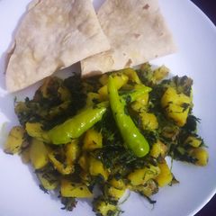 A picture of Meethi Aloo Sabji.