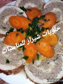صورة لوصفة رولي الدجاج واللحم المفروم