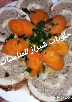 صورة لوصفة رولي الدجاج واللحم المفروم