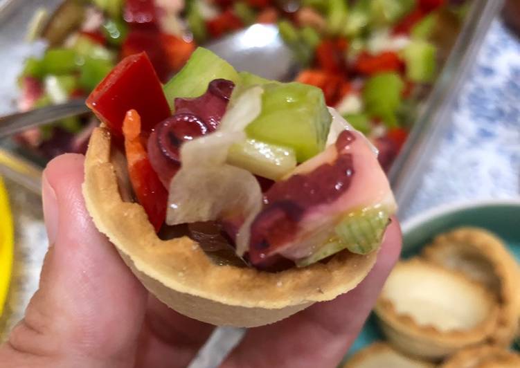 Salpicón de pulpo en 5 minutos